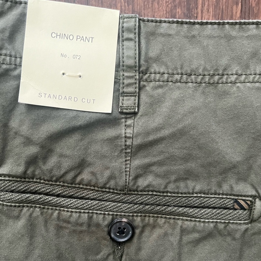 Billy Reid chino pant Men's Olive Green Pants Sz40 - Picture 2 of 9